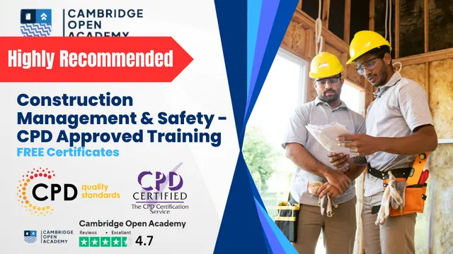 Construction Management & Safety - CPD Approved Training