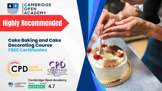 Cake Baking and Cake Decorating Course - CPD Approved Training
