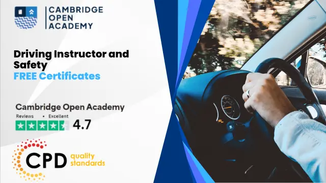 Driving Instructor and Safety - CPD Approved Training