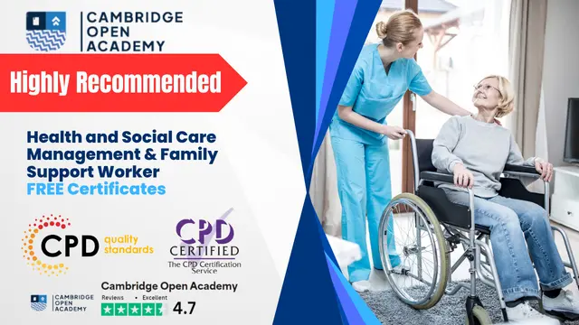 Health and Social Care Management & Family Support Worker  - CPD Approved Training