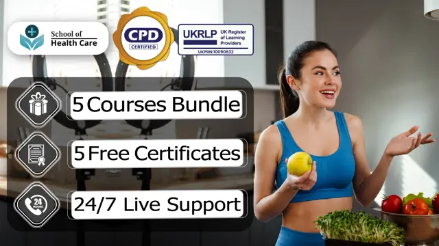 Diploma in Sports Nutrition, Fitness & Gym Instructor, Sports Massage, Diet & Nutrition