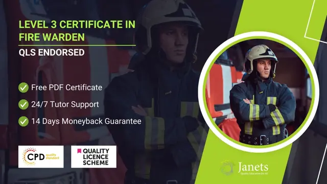 Level 3 Certificate in Fire Warden - QLS Endorsed