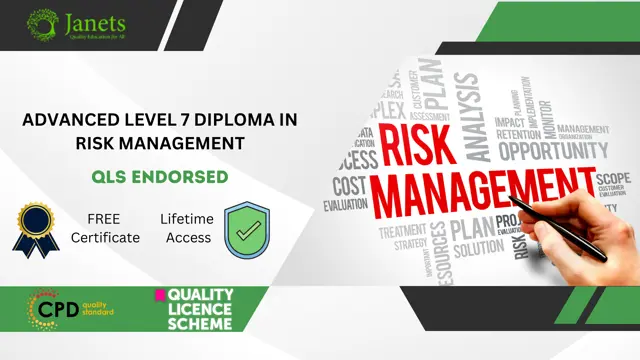 Advanced Level 7 Diploma in Risk Management - QLS Endorsed