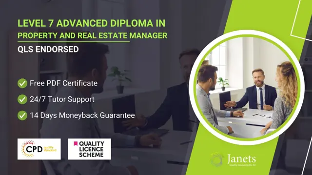 Level 7 Advanced Diploma in Property and Real Estate Manager - QLS Endorsed
