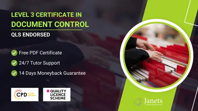 Level 3 Certificate in Document Control - QLS Endorsed