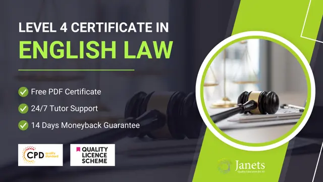 Level 4 Certificate in English Law - QLS Endorsed