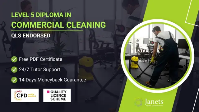Level 5 Diploma in Commercial Cleaning Management - QLS Endorsed