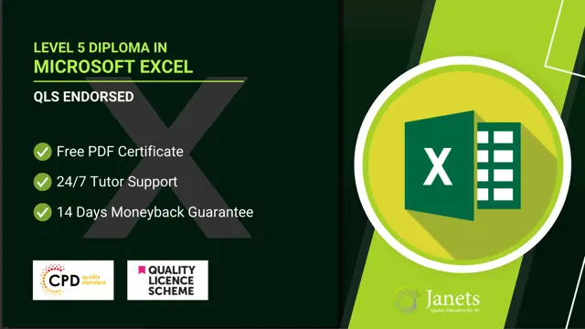 Level 5 Diploma in Microsoft Excel - QLS Endorsed