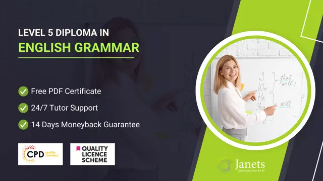 Level 5 Diploma in English Grammar - QLS Endorsed