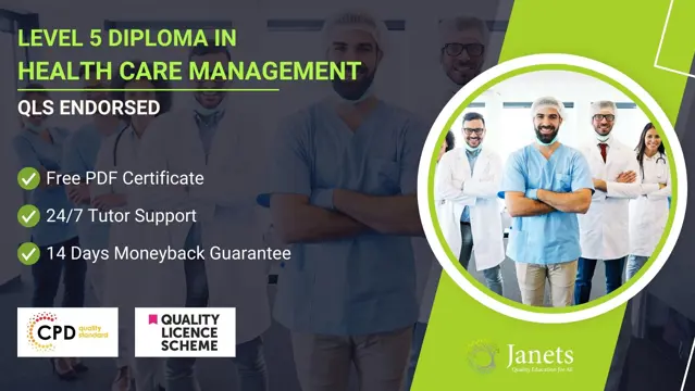 Level 5 Diploma in Health Care Management - QLS Endorsed