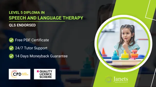 Diploma in Speech & Language Therapy at QLS Level 5