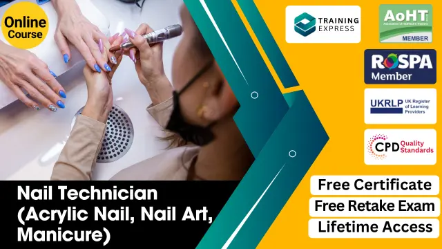 Diploma in Nail Technician (Acrylic Nail, Nail Art, Manicure) - CPD Certified