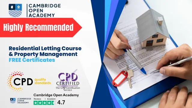 Residential Letting Course & Property Management - CPD Approved Training