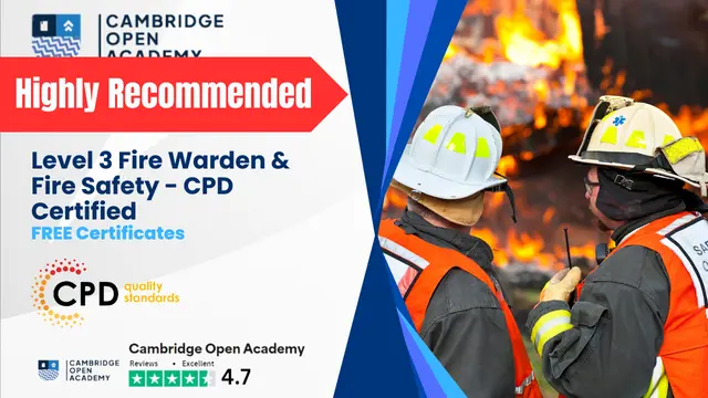 Level 3 Fire Warden & Fire Safety - CPD Certified