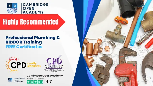 Professional Plumbing & RIDDOR Training - CPD Approved Training