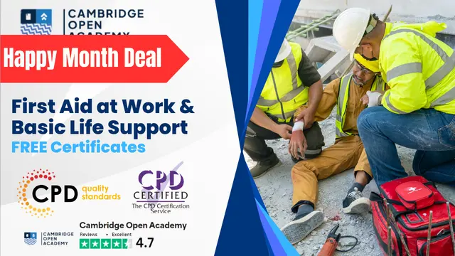  First Aid at Work & Basic Life Support - CPD Approved Training