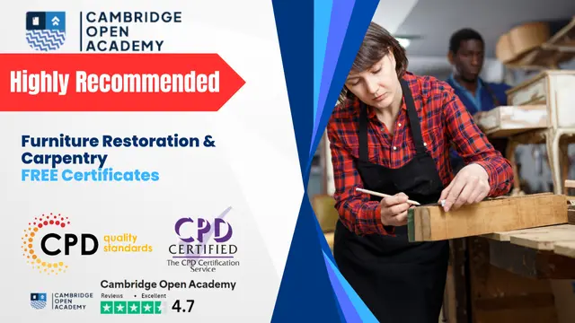 Furniture Restoration & Carpentry - CPD Approved Training