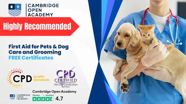 First Aid for Pets & Dog Care and Grooming - CPD Approved Training