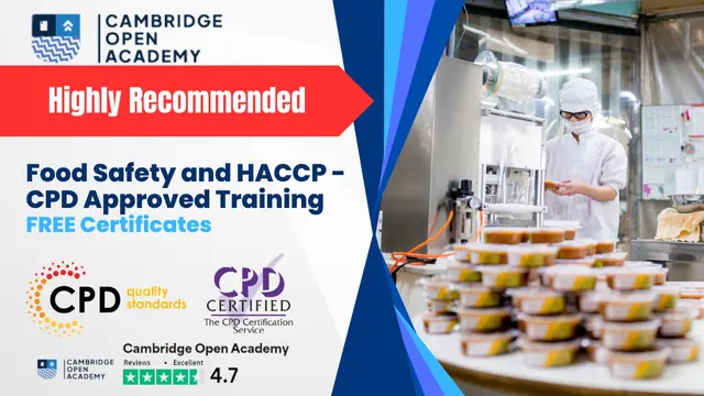 Food Safety and HACCP - CPD Approved Training