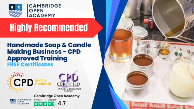 Handmade Soap & Candle Making Business - CPD Approved Training