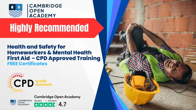 Health and Safety for Homeworkers & Mental Health First Aid  - CPD Approved Training