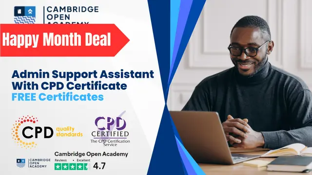 Admin Support Assistant With CPD Certificate 