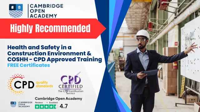 Health and Safety in a Construction Environment & COSHH - CPD Approved Training