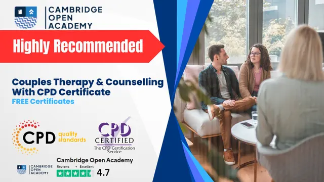 Couples Therapy & Counselling With CPD Certificate 