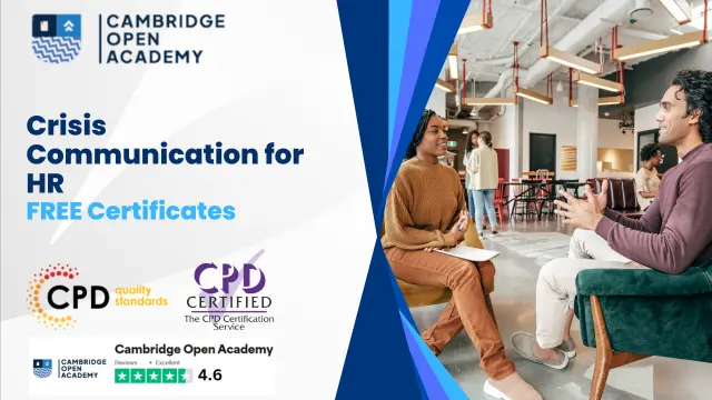 Crisis Communication for HR With CPD Certificate