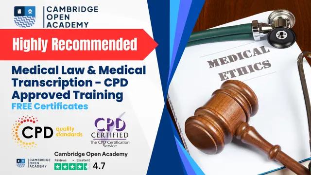 Medical Law & Medical Transcription - CPD Approved Training