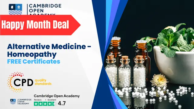 Alternative Medicine - Homeopathy With CPD Certificate 
