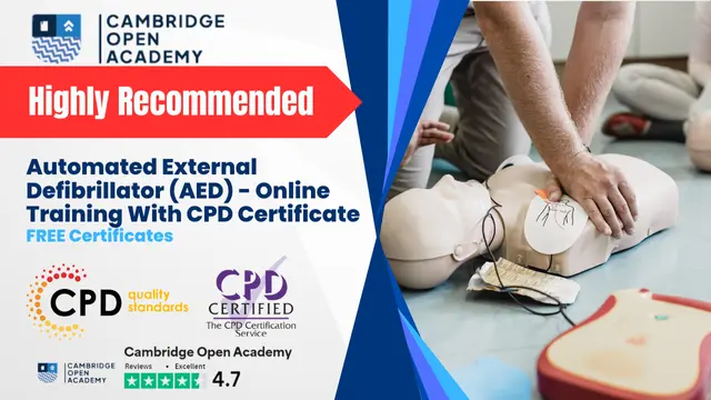 Automated External Defibrillator (AED) - Online Training With CPD Certificate 