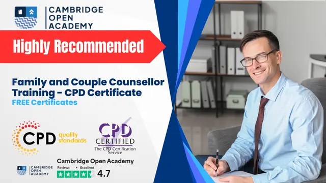 Family and Couple Counsellor Training - CPD Certificate 