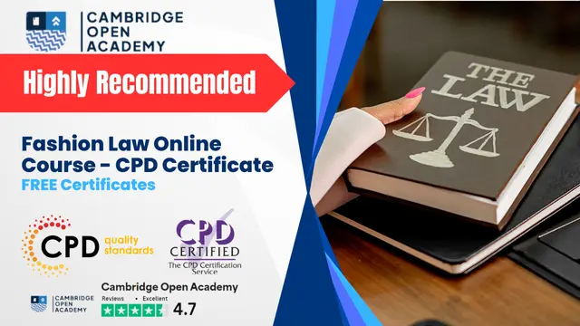 Fashion Law Online Course - CPD Certificate