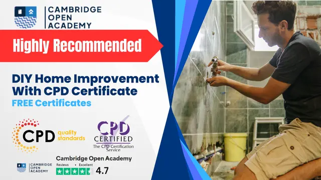 DIY Home Improvement With CPD Certificate 