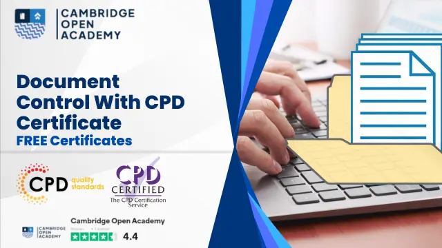 Document Control With CPD Certificate