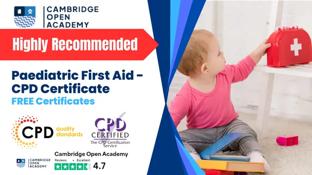 Paediatric First Aid - CPD Certificate 