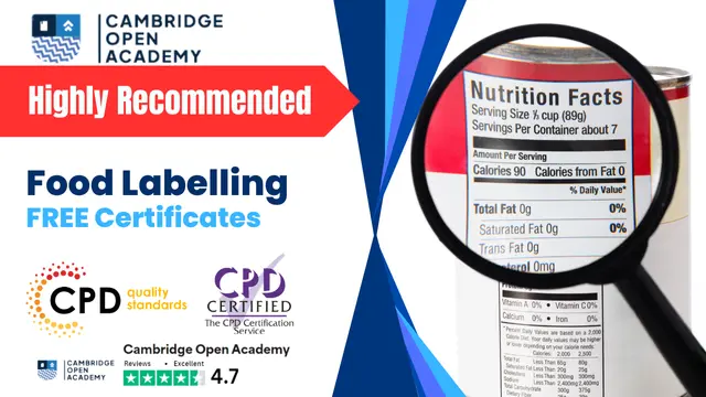 Food Labelling - CPD Certificate