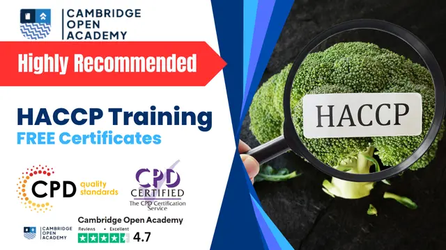 HACCP Training - CPD Certificate