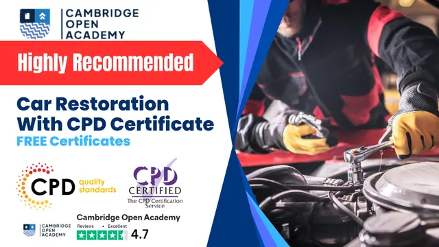 Car Restoration With CPD Certificate