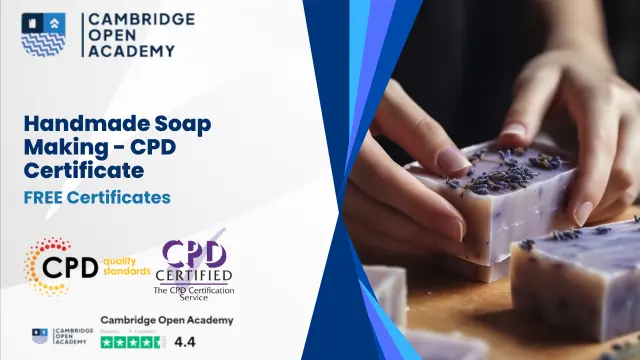 Handmade Soap Making - CPD Certificate 