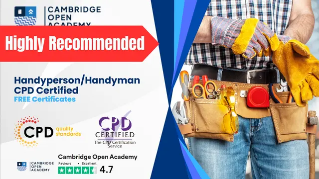 Handyperson/Handyman - CPD Certified
