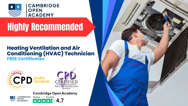 Heating Ventilation and Air Conditioning (HVAC) Technician - CPD Certificate 