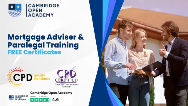 Mortgage Adviser & Paralegal Training - CPD Approved Training
