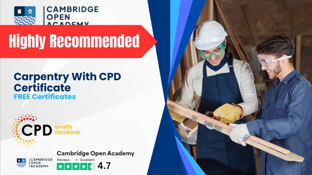 Carpentry With CPD Certificate