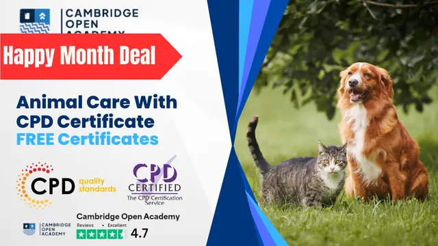 Animal Care With CPD Certificate
