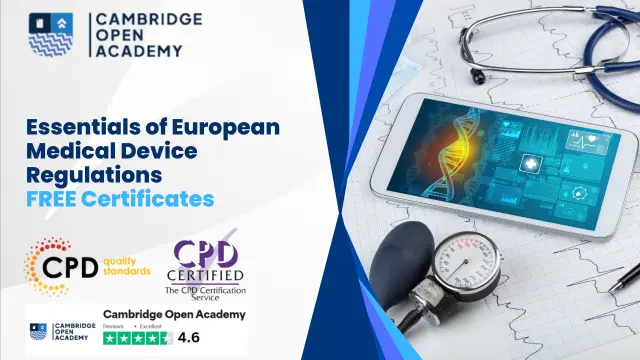Essentials of European Medical Device Regulations - CPD Certificate 