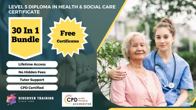 Level 5 Diploma in Health & Social Care Certificate - 30 in 1 Bundle Course