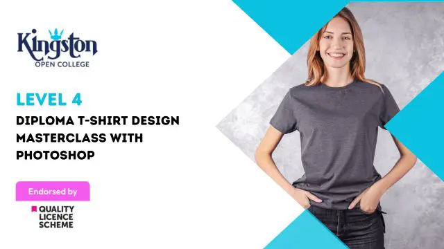 Level 4 Diploma T-shirt Design Masterclass with Photoshop - QLS Endorsed