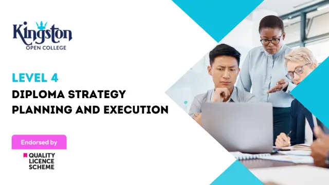 Level 4 Diploma Strategy Planning and Execution - QLS Endorsed